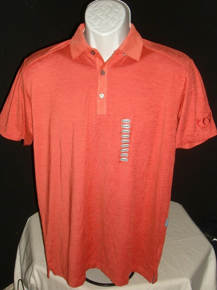 NWT Ping Golf Sensor Cool W/Coolmax UPF 50+ Heathered Red S/S Polo Shirt Sz.S - Image 1 of 4