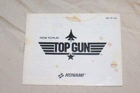 Nintendo NES Top Gun Instruction Manual ONLY