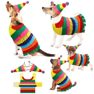 Halloween Piñata Dog Costume Dog Christmas Cosplay Outfits Cute Clothes Adjus... - Picture 1 of 5