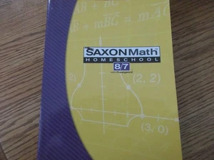 Saxon Math 8/7 (3rd edition) (workbook/tests/solutions) - Imagen 1 de 4