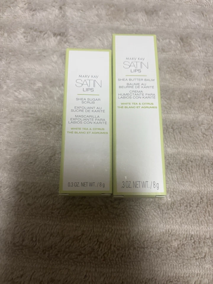 Juego de labios satinados MK MARY KAY bálsamo de manteca de karité y exfoliante de azúcar Nuevo en caja Foto 1 de 1