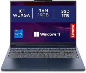 Lenovo IdeaPad Slim 5 16" Laptop Core i7-13620H 16GB 1TB SSD Win11 Cosmic Blue - Picture 1 of 17
