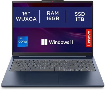Lenovo IdeaPad Slim 5 16" Laptop Core i7-13620H 16GB 1TB SSD Win11 Cosmic Blue - Image 1 of 4
