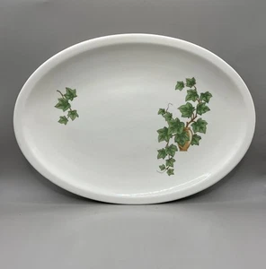 Paden City Pottery Green Ivy 1950's Oval Serving Platter 11.5” - Picture 1 of 8