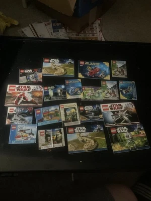 Vintage LEGO Instruction Manual Lot - Star Wars - Atlantis - Castle - 19 Total - Image 1 of 4