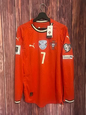 CR7 Portugal 2026 World Cup Qualifiers Long Sleeve Player Version Jersey - Image 1 of 4
