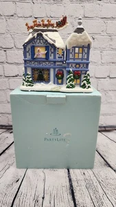 Partylite Tealight House La Noche Antes de Navidad Caja de Música Trineo de Papá Noel con CAJA - Imagen 1 de 7