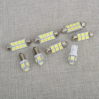 White Car LED Interior Light Bulb Kit Fit For Nissan Qashqai J11 2013 to 2018 ab - image 1 of 4