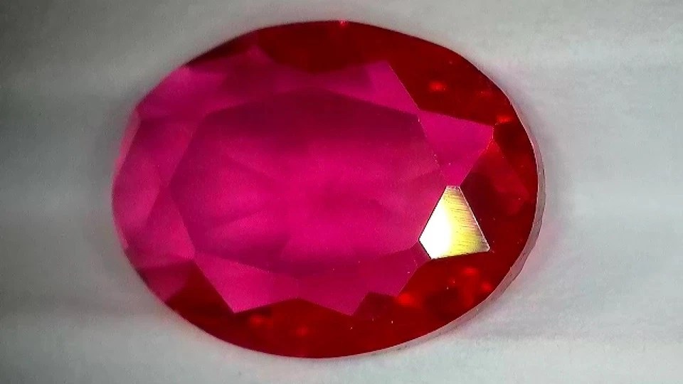 Natural Unheated Red Ruby Gemstone 7mm x 5mm Oval Cut  0.8ct-0.9ct 3pc  - Image 1 of 4