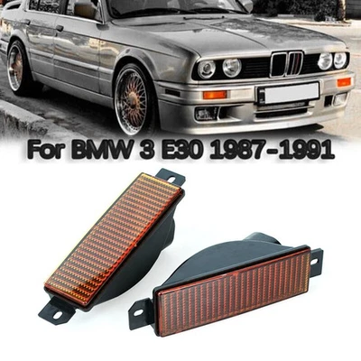 Para BMW 3 E30 1987 1988-1991 1 Par Señales de Giro Delanteras Indicadores Luces Esquinas Foto 1 de 4