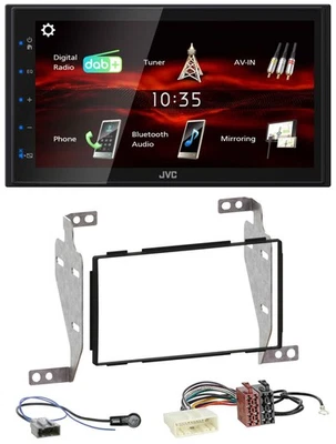 JVC USB Bluetooth MP3 DAB 2DIN Autoradio für Nissan Juke (2010-2014) - Bild 1 von 4
