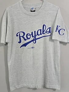 Vintage 1993 Kansas City Royals Single Stitch T-Shirt MLB Baseball Mens Sz Large - Picture 1 of 11