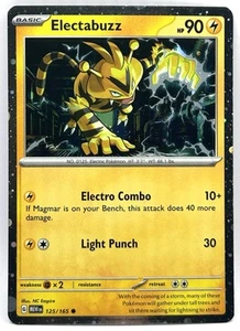 Electabuzz 125/165 Pokemon 151 Promo Cosmos Holo Pokemon - Picture 1 of 2