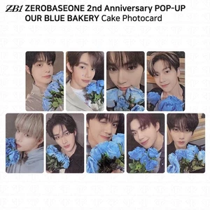 ZEROBASEONE ZB1 2nd Anniversary POP-UP OUR BLUE BAKERY Cake Photocard KPOP - Picture 1 of 19