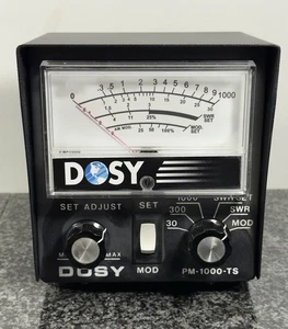 DOSY PM-1000-TS INLINE 1000W MAX SWR BRIDGE & MODULATION METER mit 3 WATTBEREICHEN - Bild 1 von 6