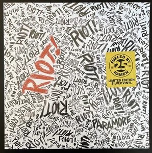 PARAMORE RIOT SILVER VINYL LP LIMITED EDITION IMPORT NEW SEALED MINT - Picture 1 of 2