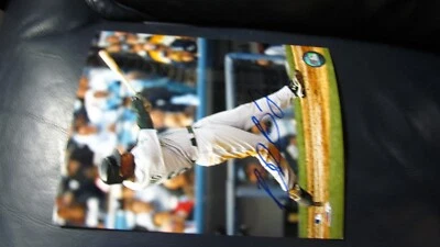 Foto de béisbol firmada por Delmon Young Foto 1 de 2