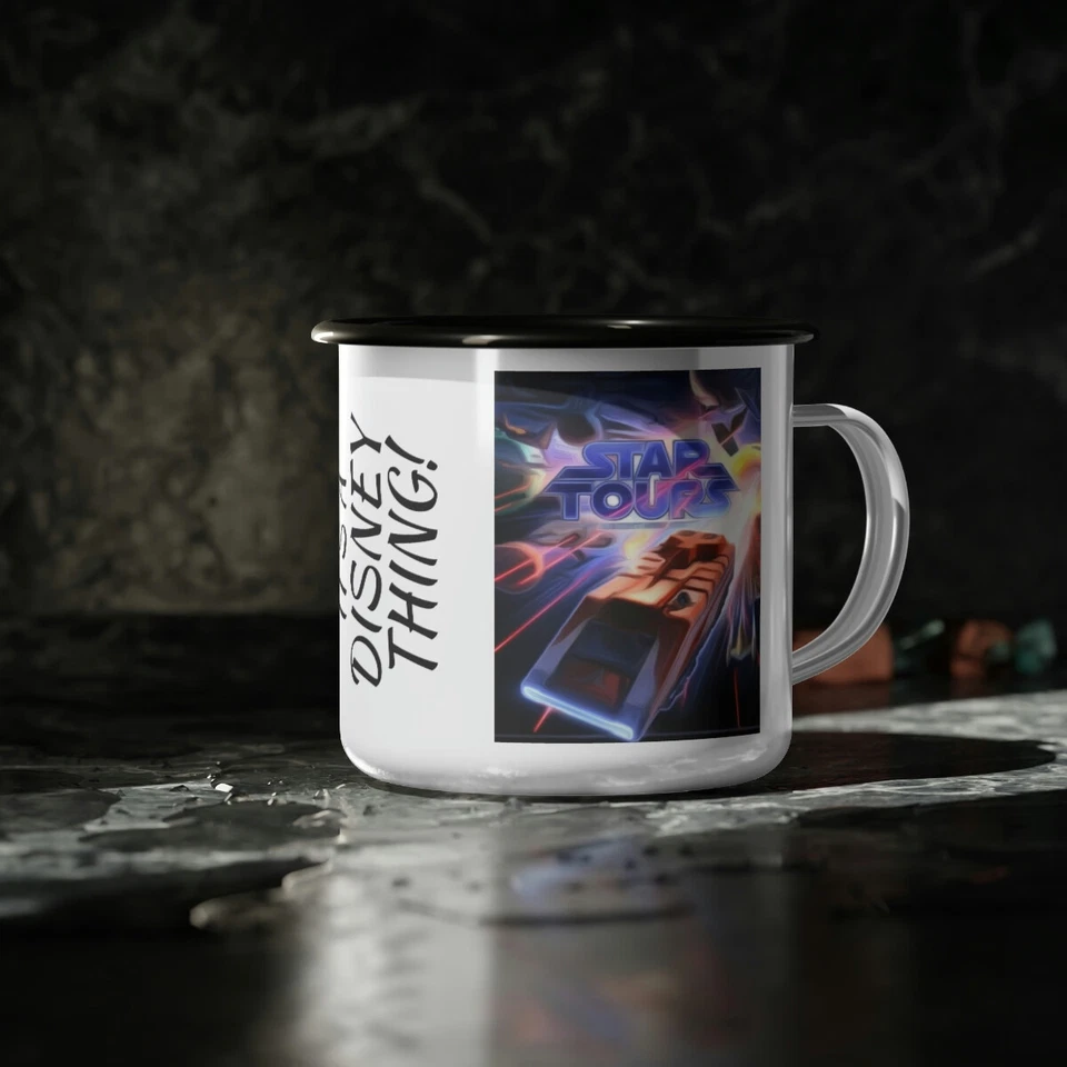 Taza de campamento esmaltada Disneyland ~Star Tours~ ¡Es una cosa de Disney! Foto 1 de 1