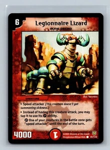 Duel Masters TCG - Legionnaire Lizard 81/110 - Wizards Invincible Wrath - Picture 1 of 2