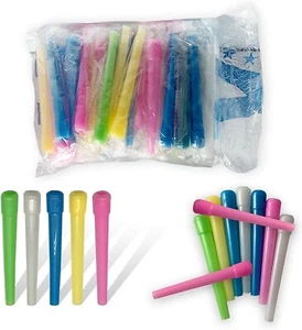 1,000  Multi Color 4" MALE Mouth Pieces Hookah Pipe Hose Disposable Tips 10 Bags - Picture 1 of 5