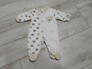 Schlafanzug Jungen Gr.56, wollweiß/ beige von C&A für 2€ - Bild 1 von 8
