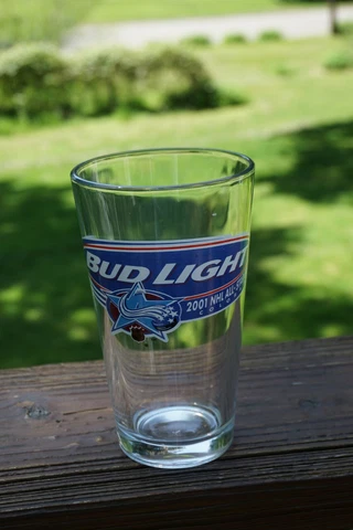 2001 NHL All Star Game Bud Light Pint Glass Cover