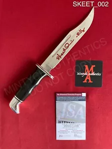 Cuchillo Skeet Ulrich autografiado firmado Buck 120 Scream Ghostface certificado de autenticidad JSA horror - Imagen 1 de 3