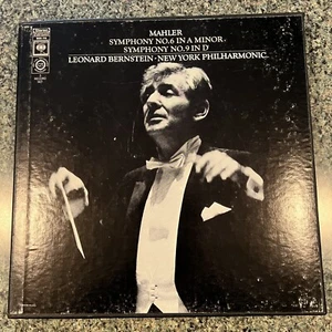 Mahler: Leonard Bernstein New York Philharmonic ‎Symphony No. 6 & 9 Vinyl 3 LP's - Picture 1 of 10