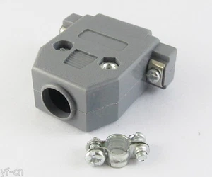 100 sets Grey D-Sub DB15 15Pin Plastic Hood Cover for 15Pin 2Row D-Sub Connector - Picture 1 of 4
