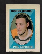 1970-71 Topps Sticker Stamps Phil Esposito Boston Bruins Hall of Famer