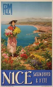 COMBA - PLM NICE WINTER AND SUMMER SEASON - 1929 - Picture 1 of 1