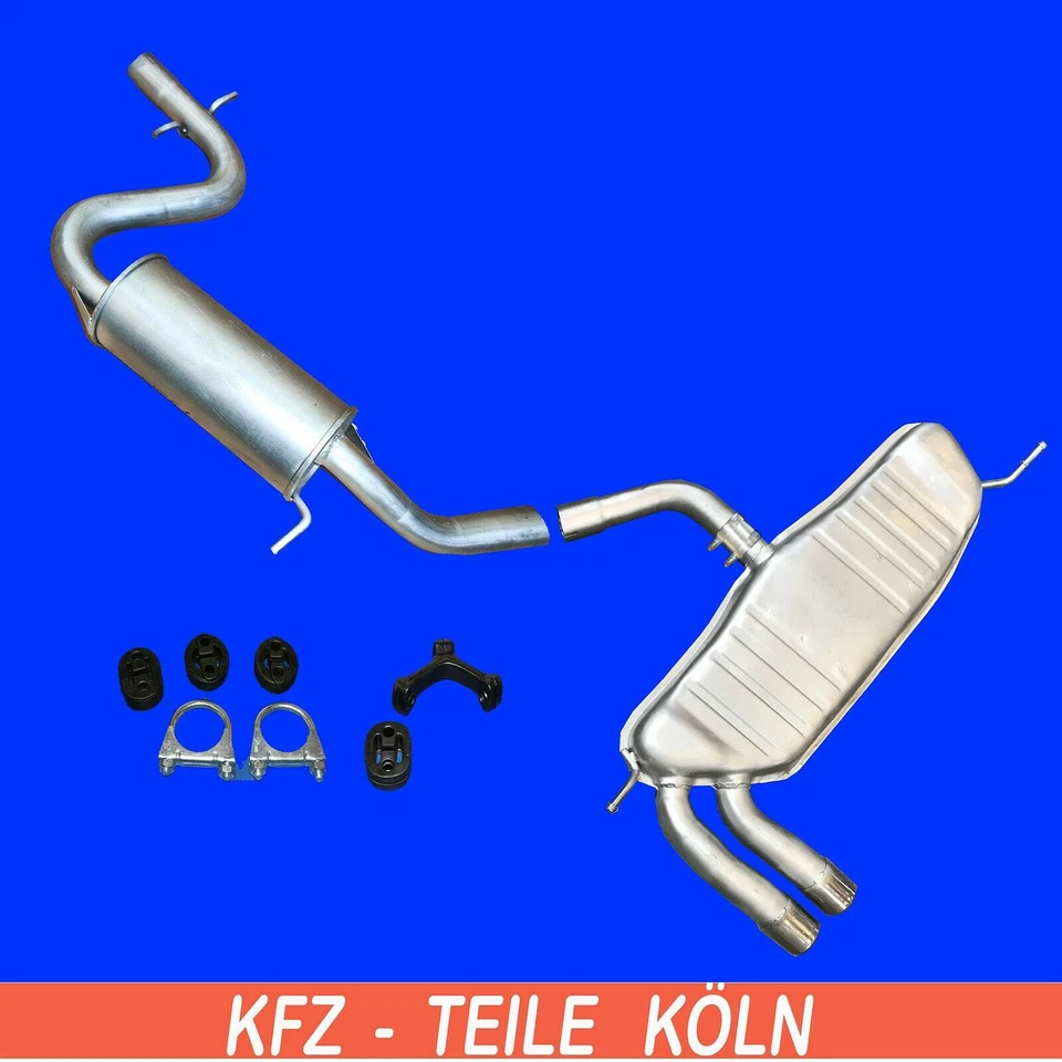 Audi A3 (8P1; 8PA) 2.0 FSI - Moyen + Silencieux Système D'Échappement - Photo 1/1