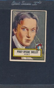 1952 Topps Look 'n See #114 Percy Bysshe Shelley VG *94 - Picture 1 of 1