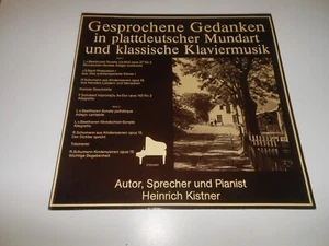 Heinrich Kistner - LP - Gedanken in plattdeutsch und klassische Klaviermusik - Picture 1 of 3