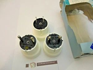 Stecker-Adapter für Amerika, England und Südeuropa 3x Set, weiß - Picture 1 of 1