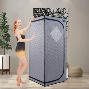 Tragbares Dampfsauna Zelt Home Spa mit Dampfgenerator Fernbedienung schnelle Erwärmung - Bild 1 von 12
