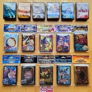 YuGiOh! | Selección de fundas para tarjetas | Mangas 50-70 | Totalmente nuevas y selladas | Konami - Imagen 1 de 23
