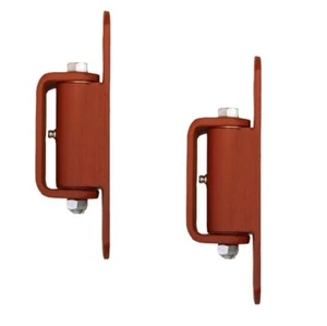 Guardian 2125.100 Standard Hinge Flat to Gate, Bolt to Post (Prime Coated) Pair - Picture 1 of 2