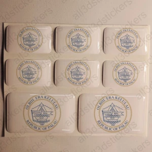 Pegatinas Palau Resina Cúpula Palau Escudo de Brazos 3D Vinilo Adhesivo Coche Moto - Imagen 1 de 1