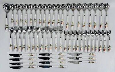Vintage Noritake Berries N Such Flatware Lot Made In Japan (56 Pieces) - Image 1 of 4