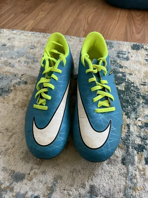 NIKE Hypervenom Phade II FG Women's 7.5 Blue Lagoon Soccer Cleats 744944-400 - Image 1 of 4