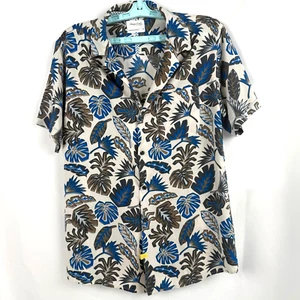 Sovereign Code Los Angeles Mens Shirt Short Sleeve Sz M Tropical Hawaiian Cali - Picture 1 of 10