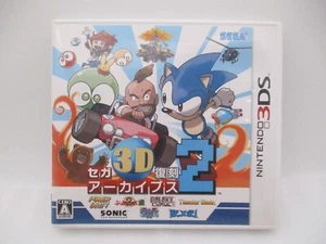 Nintendo 3DS Sega 3D Fukkoku Archivos 2 Japón Import Ntsc-J Galaxy Force Sonic - Imagen 1 de 8