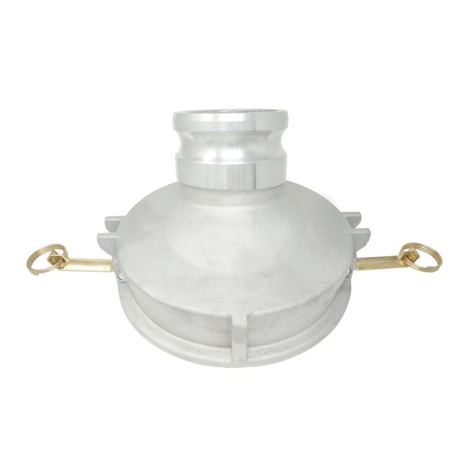 GLOXCO Aluminum Type GA Cam and Groove Fitting, Gravity Drop Adapter, 4" API Coupler...