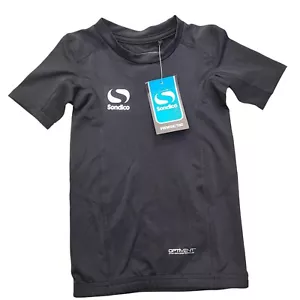 Boys Sondico Core Base Short Sleeve Shirt Size 4T Black Optivent - Picture 1 of 10