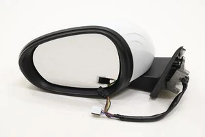 2017 - 2022 ALFA ROMEO GIULIA FRONT LEFT DOOR REAR VIEW MIRROR OEM WHITE_217 - Picture 1 of 12