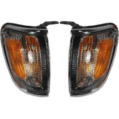 For 2001-2004 Toyota Tacoma PAIR Park Side Marker Lights Driver and RH w/Chrome - Image 1 of 3