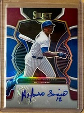 2023 Panini Select Signatures Auto Prizm #S-AS Alfonso Soriano /49 Chicago Cubs
