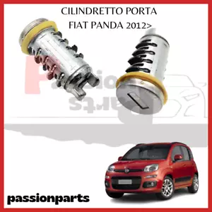 SERRATURA PORTA FIAT PANDA 312 DAL 2012 PER CHIAVE PIATTA NOTTOLINO CILINDRETTO - Foto 1 di 4