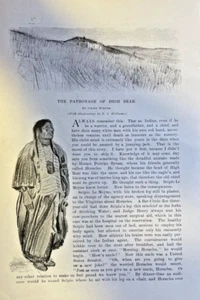 1901 Owen Wister Story E L Williams Illustrations Patronage of High Bear - Picture 1 of 5